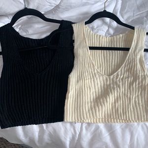 Knit crop top bundle